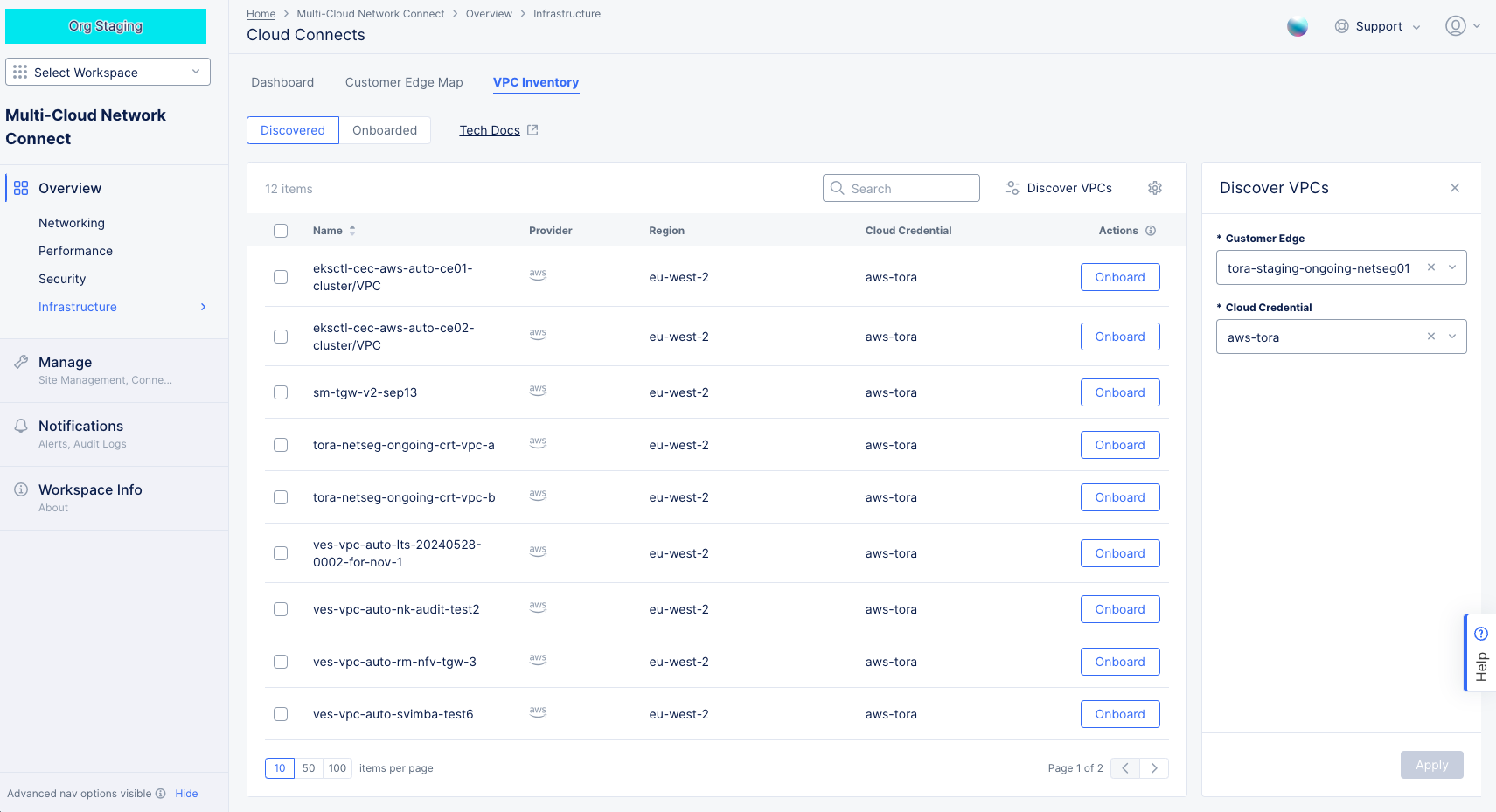 Customer Edge Map Details